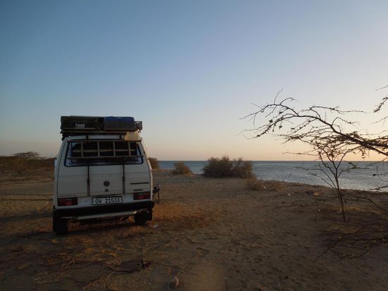 Unser Schlafplatz am Meer