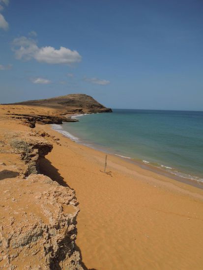 Den Strand hatten wir ganz für uns allein ...