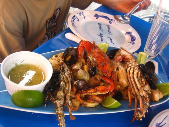 Ein Leckerschmaus, Parilla Marisco an Knoblimarinade