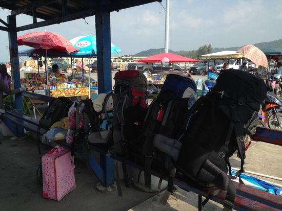 Auch Kitty ist immer noch mit an Board.