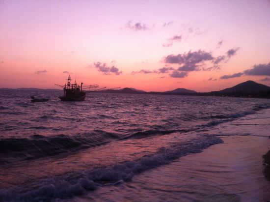 Warten auf den Sonnenaufgang.