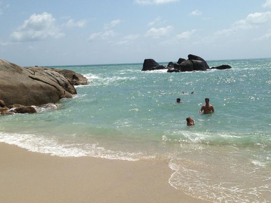 Die Bucht gehört uns fast allein 