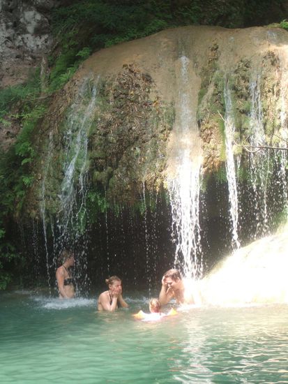 Der Phalad Wasserfall und niemand außer uns.