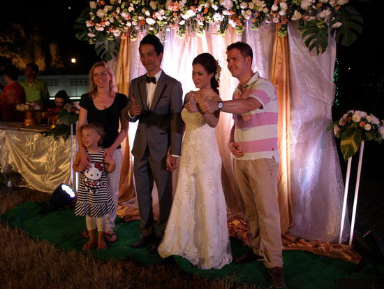 Die Hochzeit in Klong Dtan.