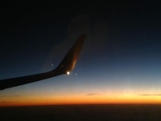 Über den Wolken - irgendwo zwischen Australien und Neuseeland