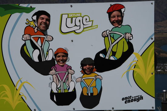 A lot of fun - auf der Rodelbahn