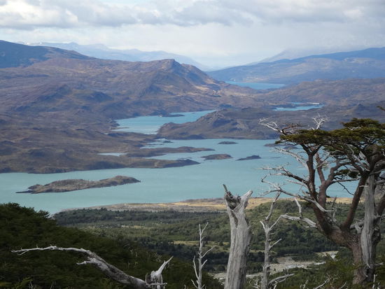 Auf dem Rückweg bot sich ein anderes Bild: auch schön!