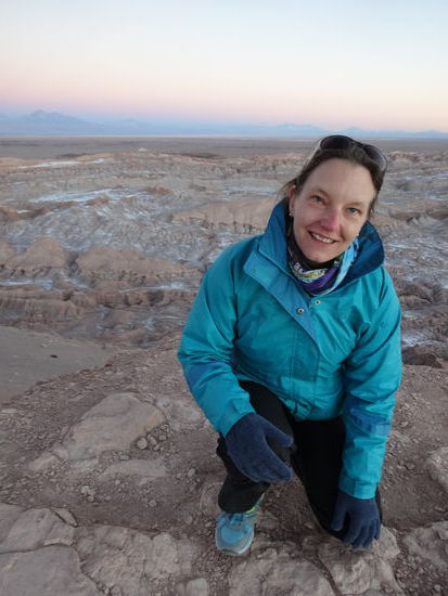 Abendstimmung bei lausigkalten Temperaturen im Valle de la Luna (Moon Valley).