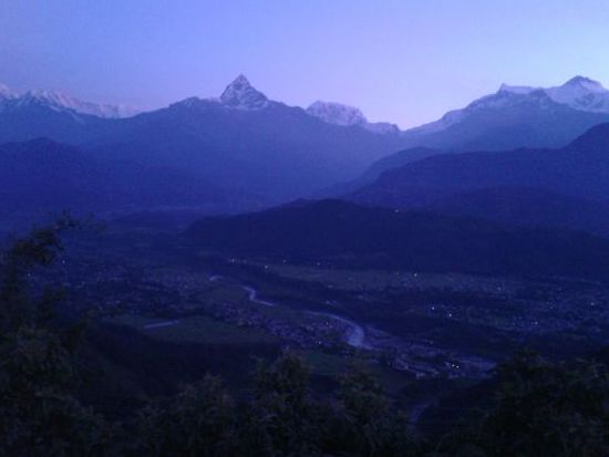 Blick auf Pokhara