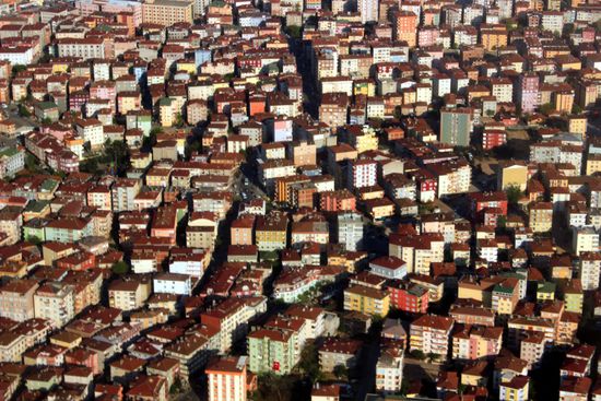Landeanflug auf Istanbul