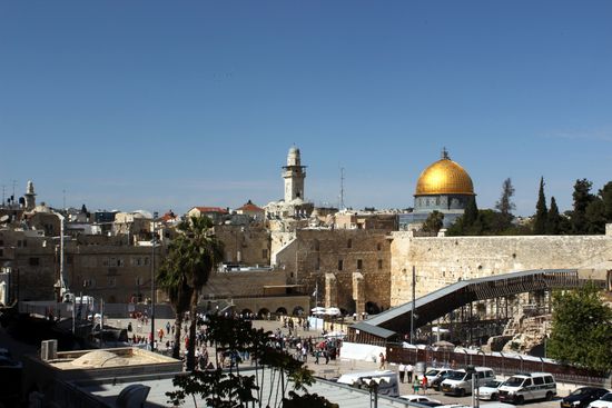 Blick auf die Altstadt von Jerusalem