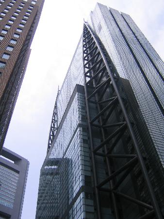 Aussicht von der JR Station Shimbashi