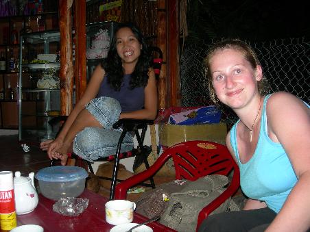Der Abend davor (Trang - Ladenbesitzerin - und ich)