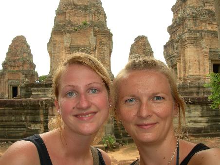 Wir beide im Tempel... kaum zu glauben!