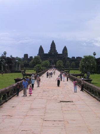 Auf dem Weg nach Angkor Wat