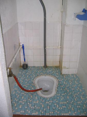 ein schoenes klo (squatting toilet)