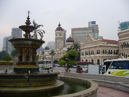 clocktower am merdeka square im colonial district