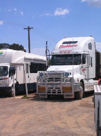 ein road train (ist aber noch ein recht kleines modell)