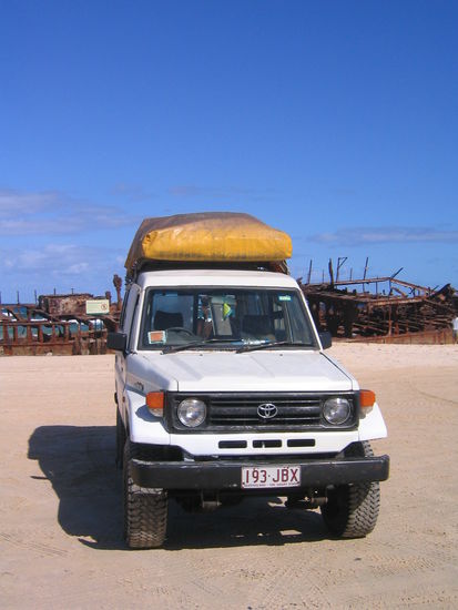 unser 4WD (vor dem wrack)