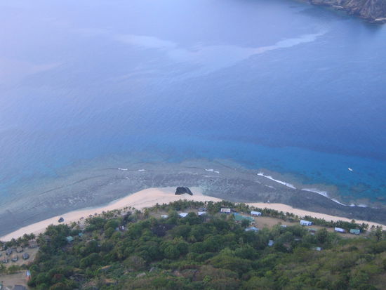 in blick in die tiefe