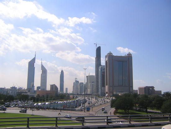 ein blick über einen teil der stadt