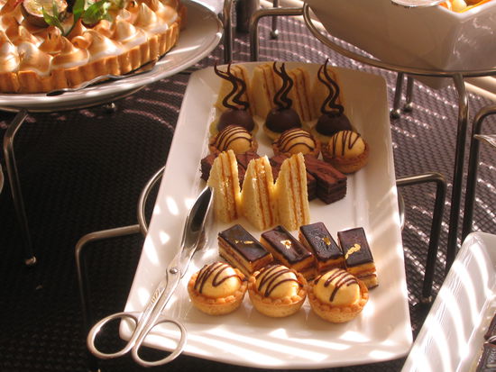 nach dem buffett gibt es leckeren nachtisch...