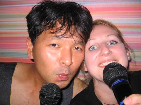 Atsuyuki und ich im Duett