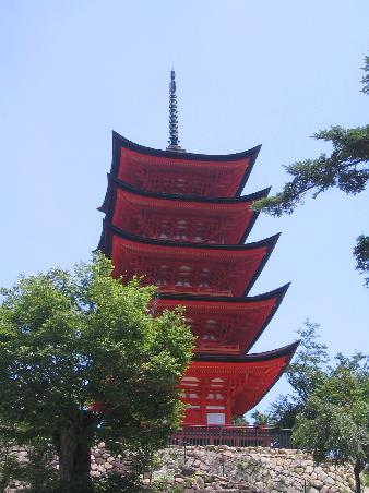 Pagode auf Miyajima