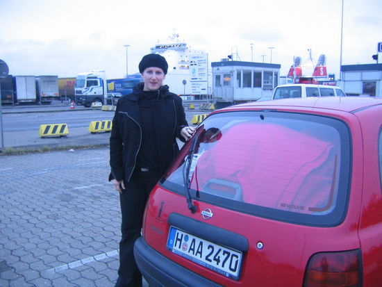 Bereit zum Einchecken am Travemünder Hafen