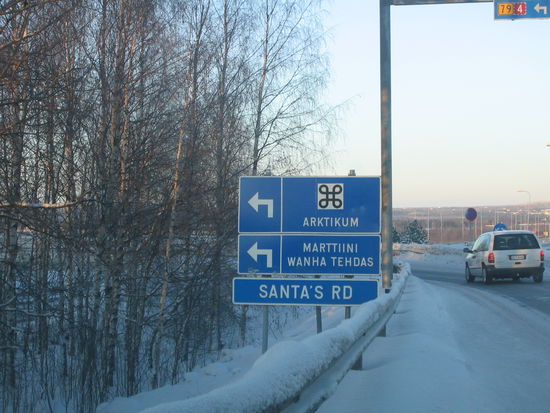 Das ist doch mal ein toller Straßenname: Santa's Road