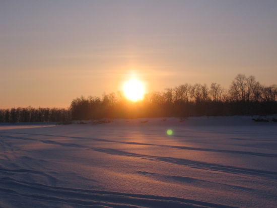 Abendstimmung in Lappland...