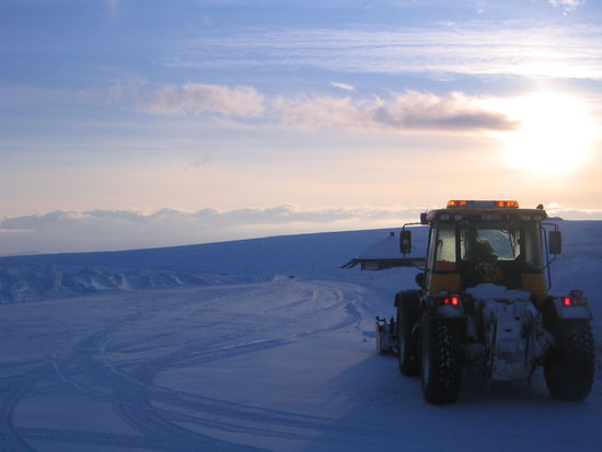 auf dem Rückweg wurde der Weg wieder frei geräumt