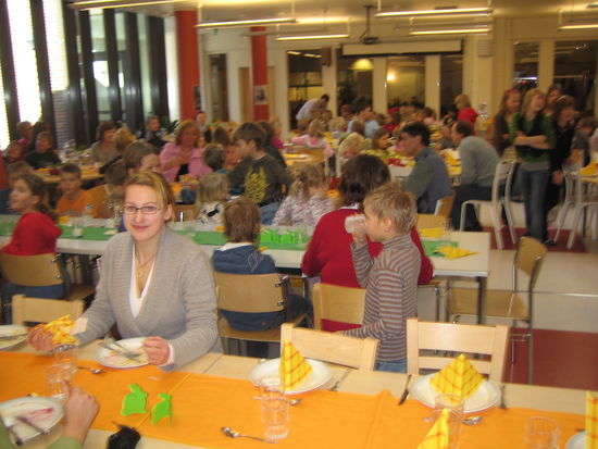 Påsklunch - Das Ostermittagessen in der Schule