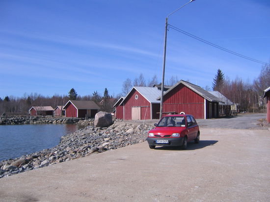 ... mit meinem Auto unterwegs auf dem Archipel.