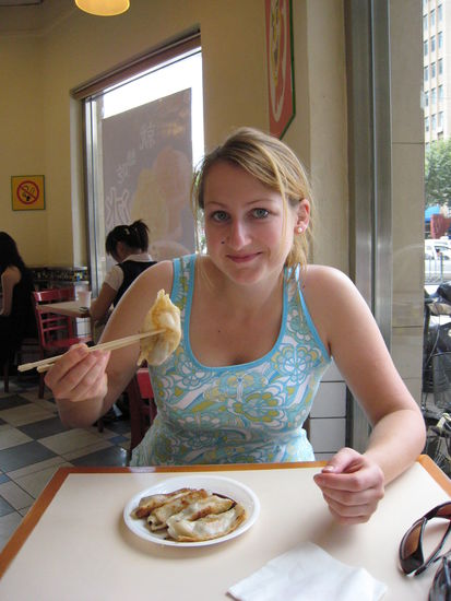 während unseres Frühstücks...