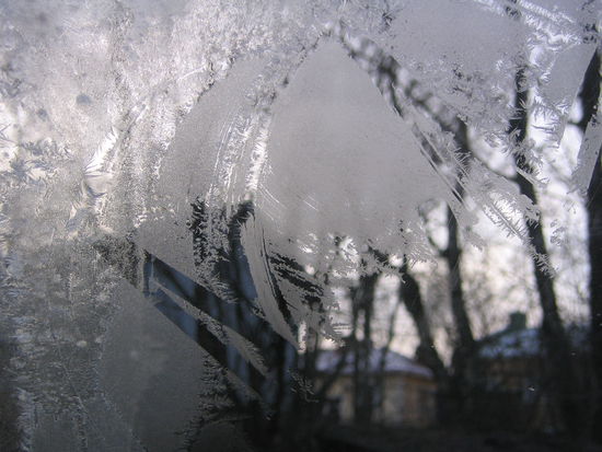 Das Auto friert auch gern von innen ein