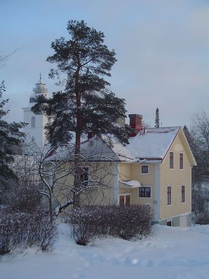 Idyllisch sieht es in den kleinen Orten auf dem Archipel aus