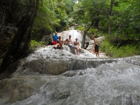 Zwischenetappe auf dem Weg bis zur Spitze. Hier gibt es jetzt keine anderen Besucher mehr.