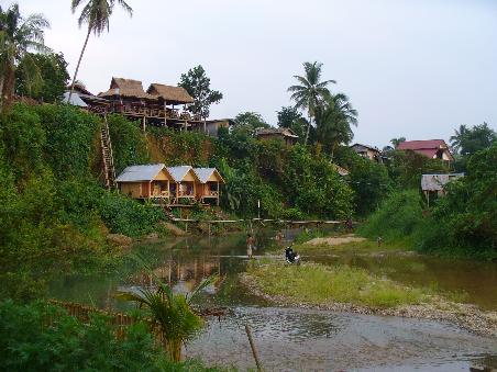 Blick vom Welcome River Side Bungalow Guestplace.