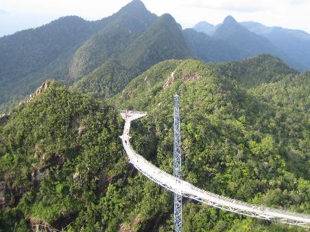 Mit einem Cable-Car erreichen wir in ca. 750 Metern einen Viewing-Point, der einem die gesamte Insel und Umgebung in ihrem Ausmass und Vielfalt eroeffnet.