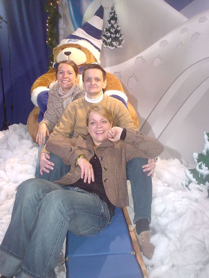 mit Claudia aus Oesterreich in New Yorks Charmin-Winterworld-Toiletten-Etage  