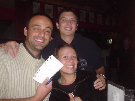Olivier (French) & Warren (Canadian) in Cairns at Shannanigans; celebrating the WorldCup