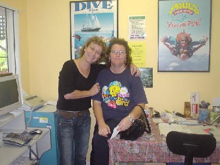 Guesthouse-Seelen: Corinne and Debbie
