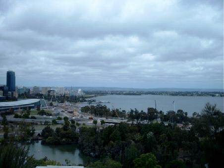 Skyline Perth und Swanriver