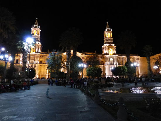 Kathedrale am P.d.A bei Nacht