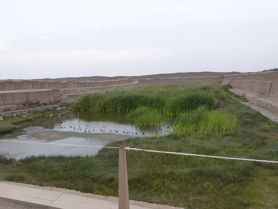 Wasserbecken in Chan Chan