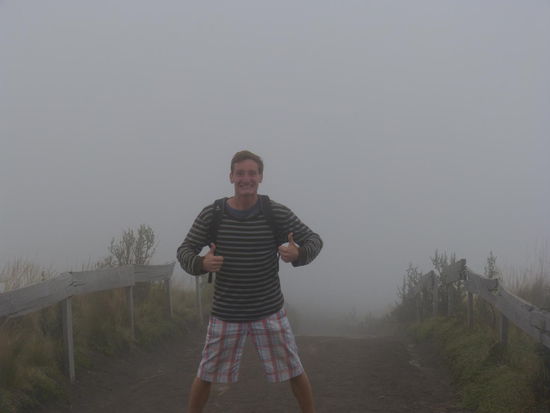 mitten in den Gewitterwolken