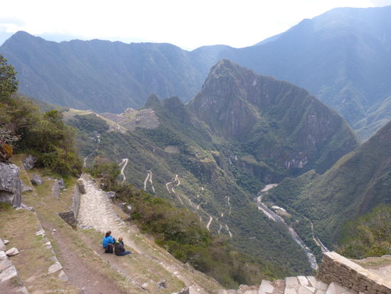 Blick vom Sungate auf die Serpentinen