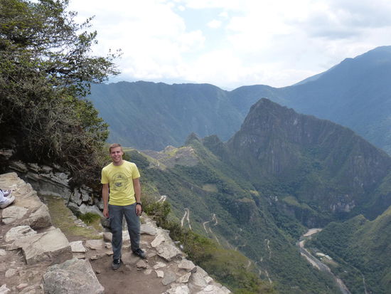 Blick vom Sungate nach Machu Picchu