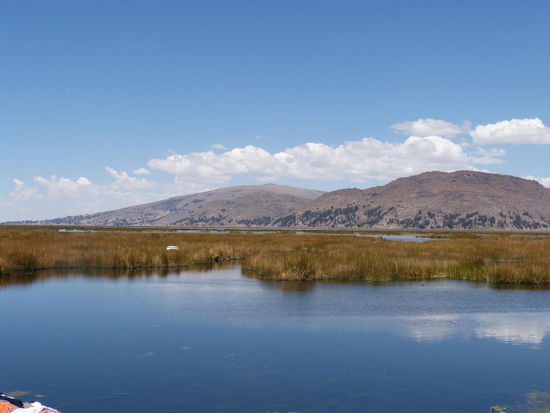 aber selbst in Puno gibt es schöne Panoramen